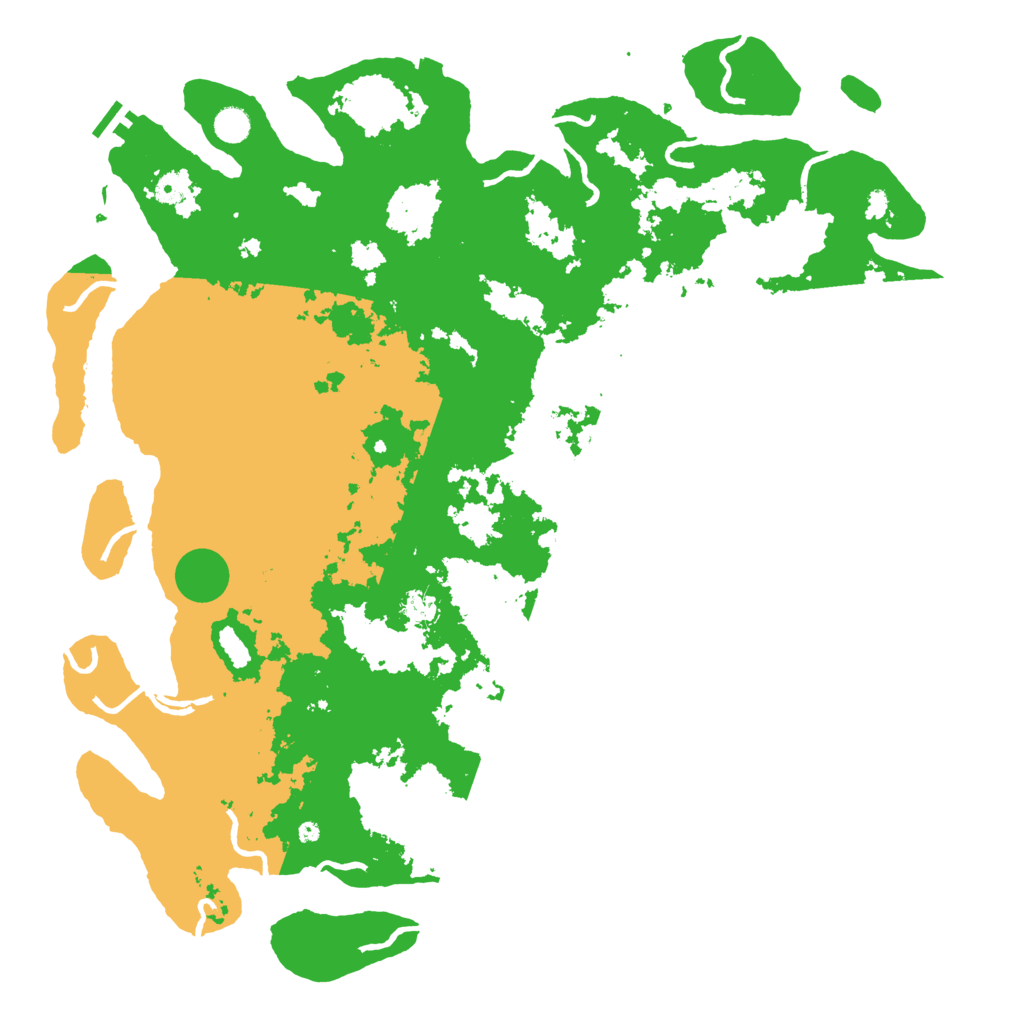 Biome Rust Map: Procedural Map, Size: 5000, Seed: 1376450319