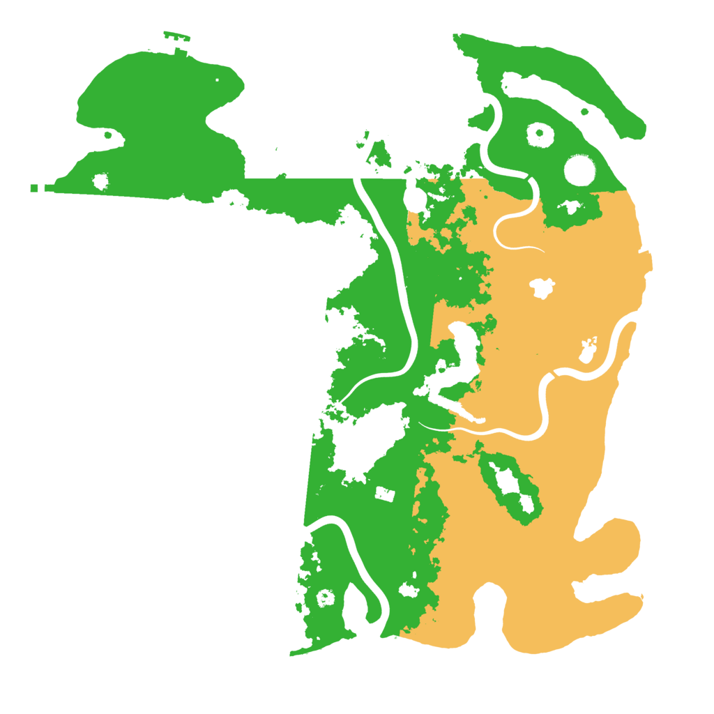 Biome Rust Map: Procedural Map, Size: 4000, Seed: 10103333