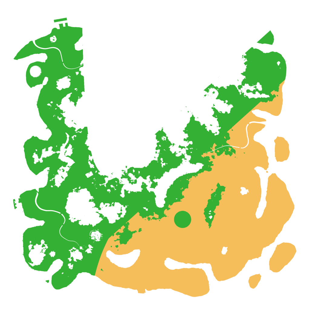 Biome Rust Map: Procedural Map, Size: 4800, Seed: 16879087