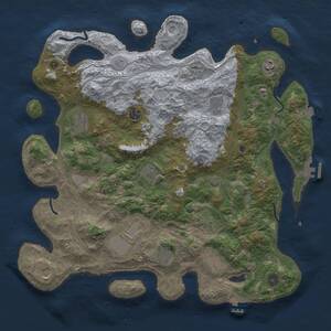 Thumbnail Rust Map: Procedural Map, Size: 4250, Seed: 209059480, 16 Monuments