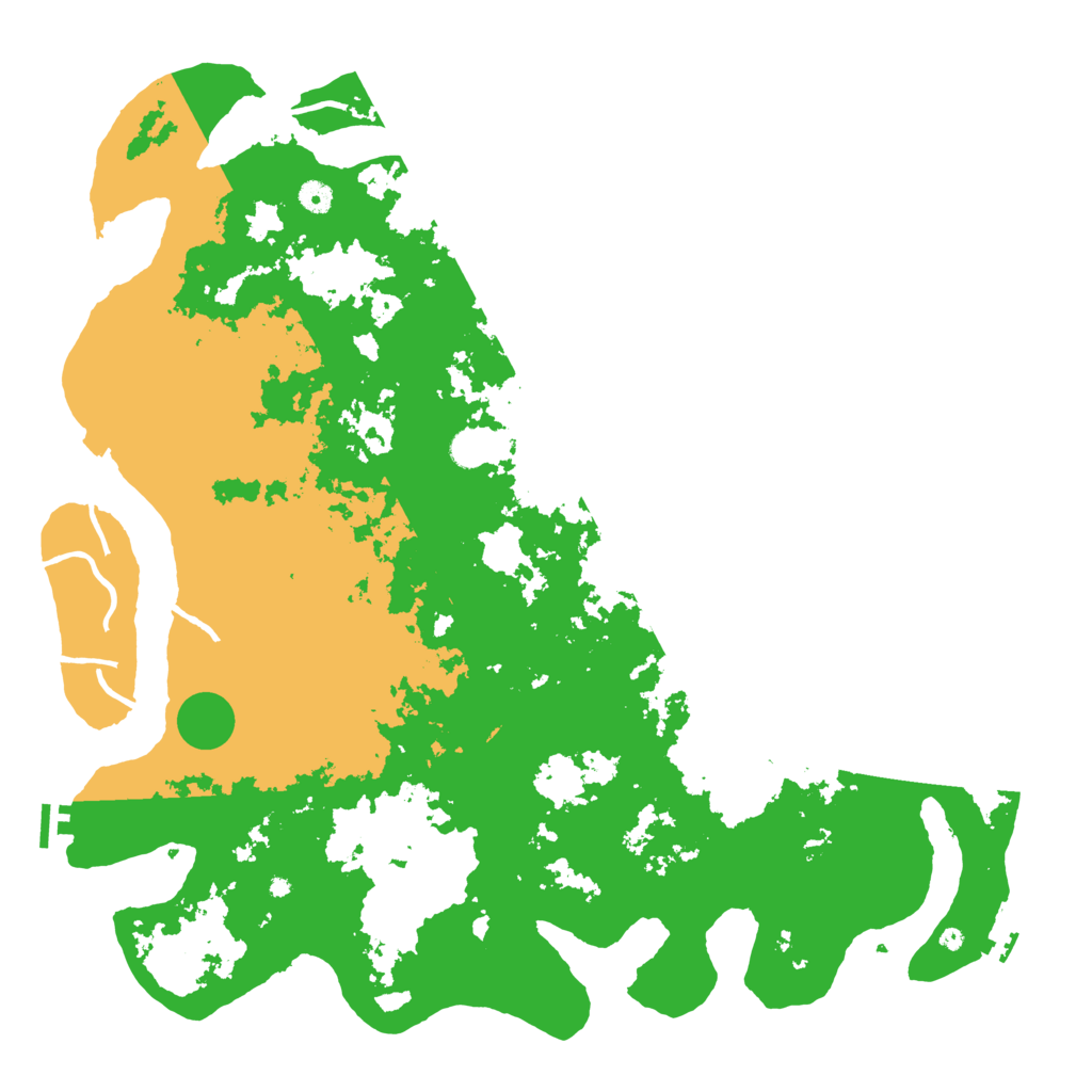 Biome Rust Map: Procedural Map, Size: 5000, Seed: 632948700