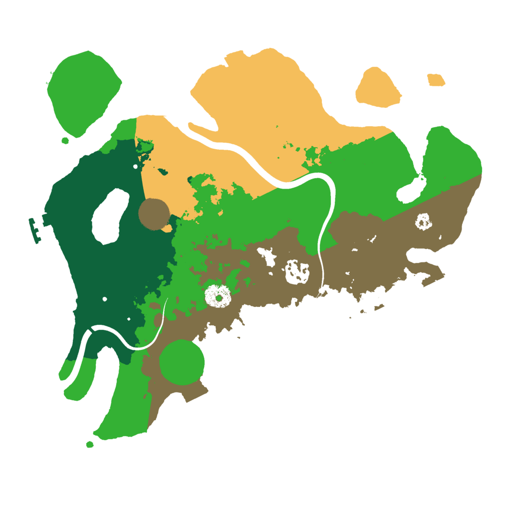 Biome Rust Map: Procedural Map, Size: 3000, Seed: 1858517971
