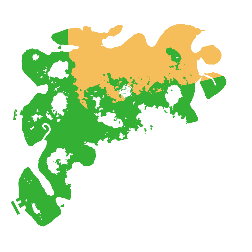 Biome Rust Map: Procedural Map, Size: 3500, Seed: 590463516