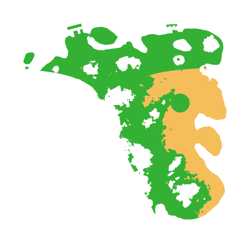 Biome Rust Map: Procedural Map, Size: 3500, Seed: 1694980086