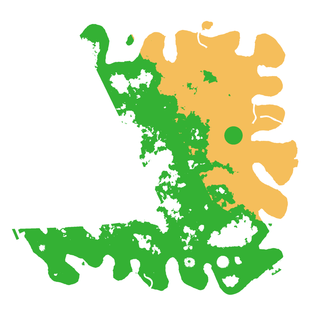 Biome Rust Map: Procedural Map, Size: 4500, Seed: 1348785439