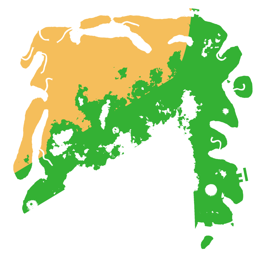 Biome Rust Map: Procedural Map, Size: 4000, Seed: 158969005