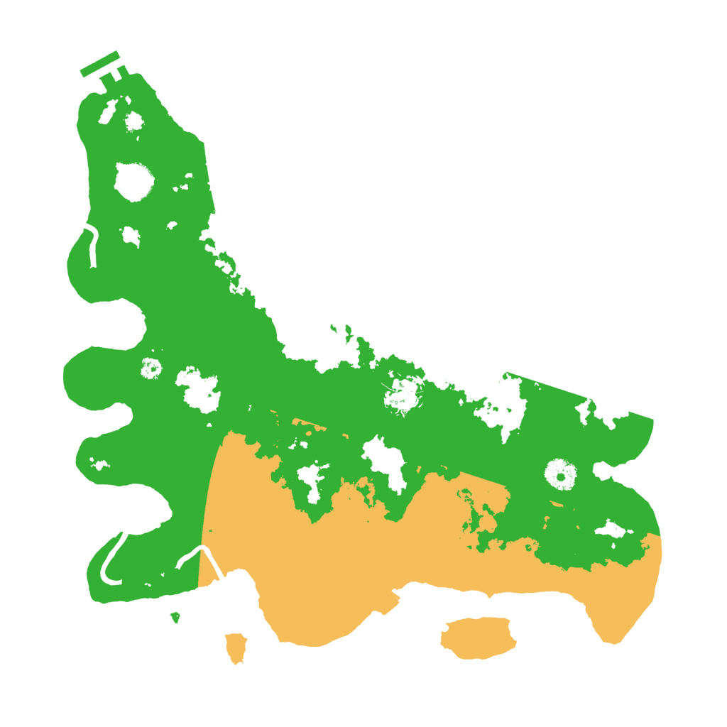 Biome Rust Map: Procedural Map, Size: 3500, Seed: 909611616