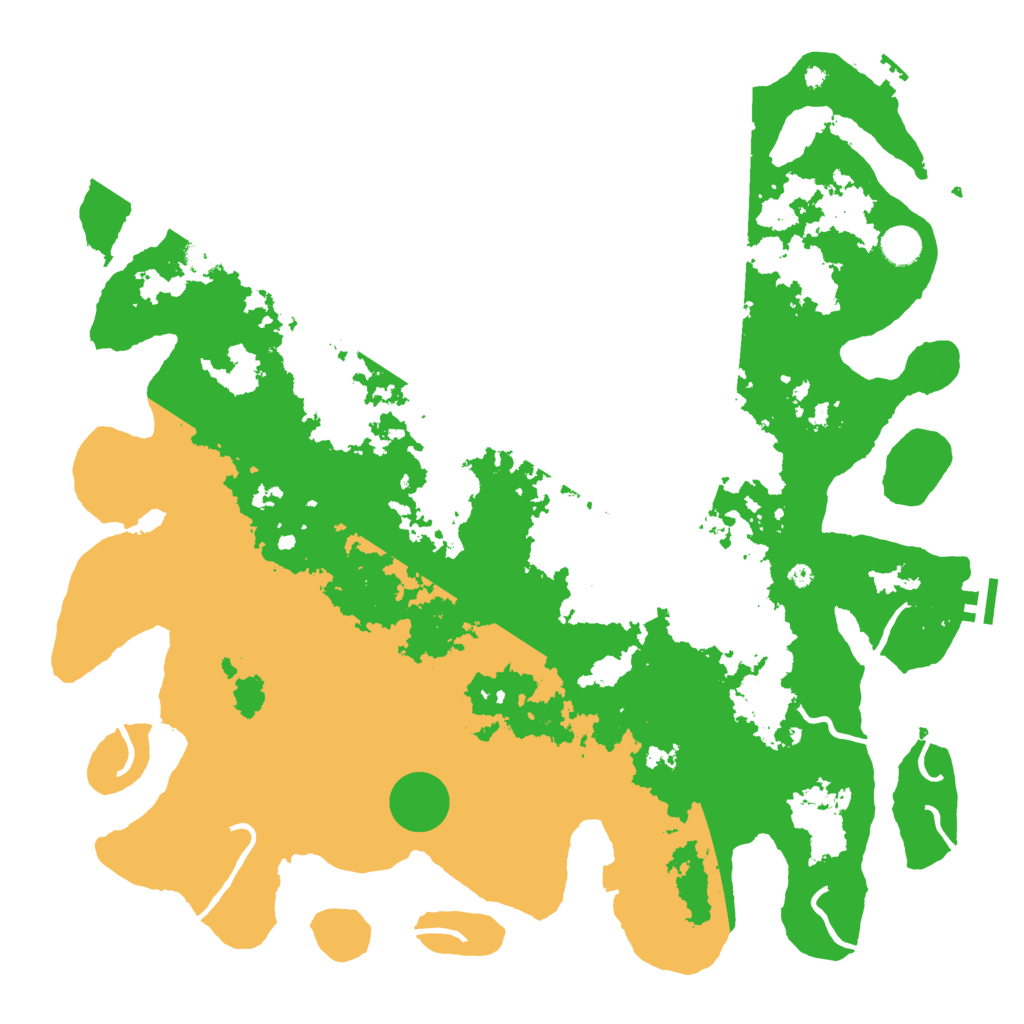 Biome Rust Map: Procedural Map, Size: 4500, Seed: 554789