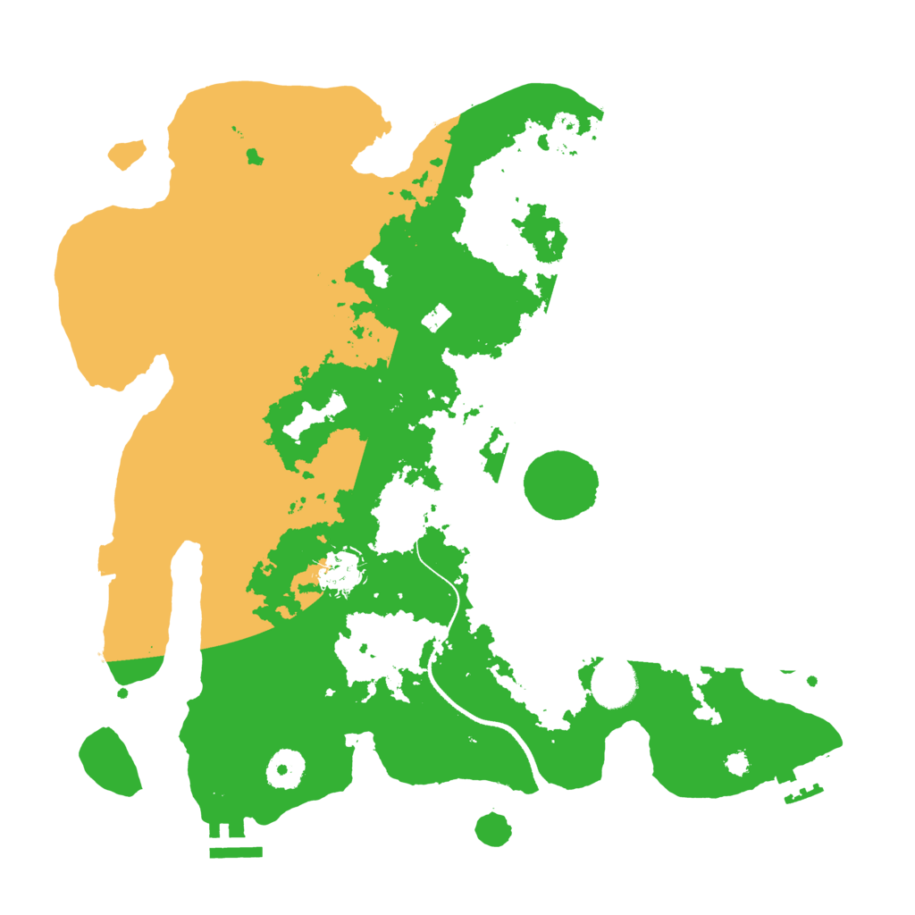 Biome Rust Map: Procedural Map, Size: 3500, Seed: 2137962469
