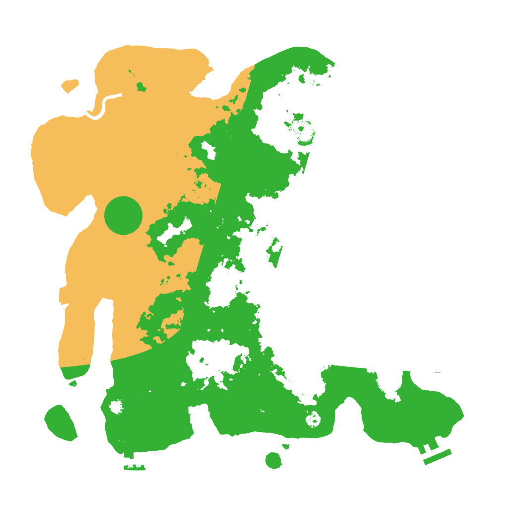 Biome Rust Map: Procedural Map, Size: 3500, Seed: 2137962469