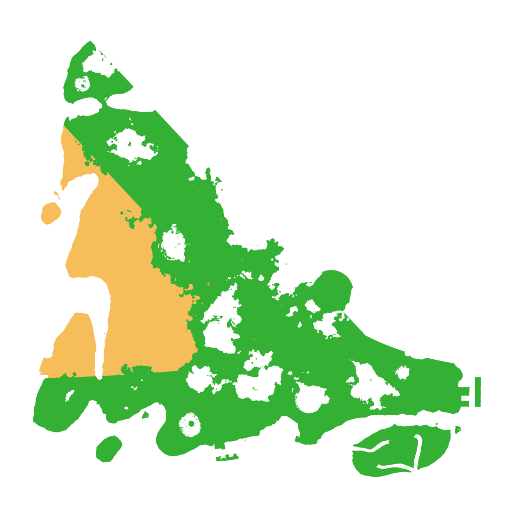 Biome Rust Map: Procedural Map, Size: 3500, Seed: 21891399