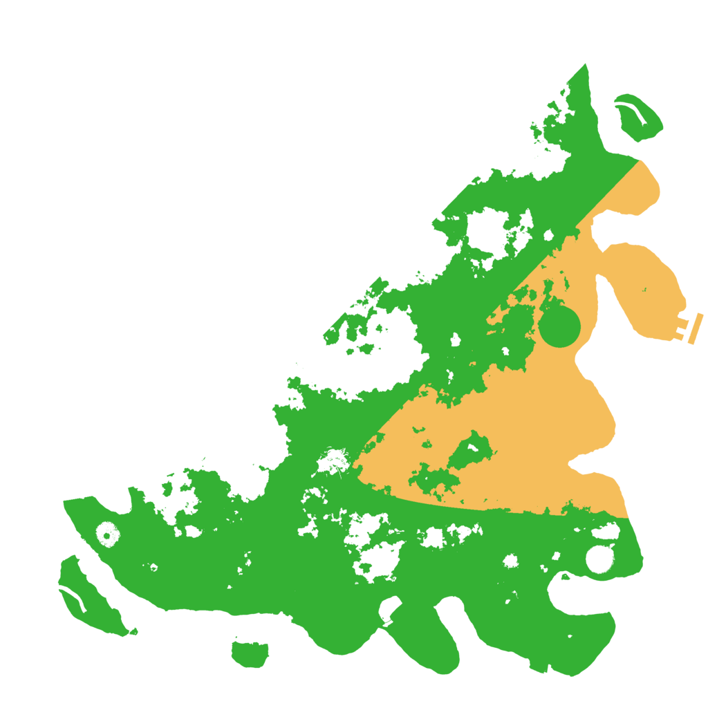 Biome Rust Map: Procedural Map, Size: 4500, Seed: 278195816