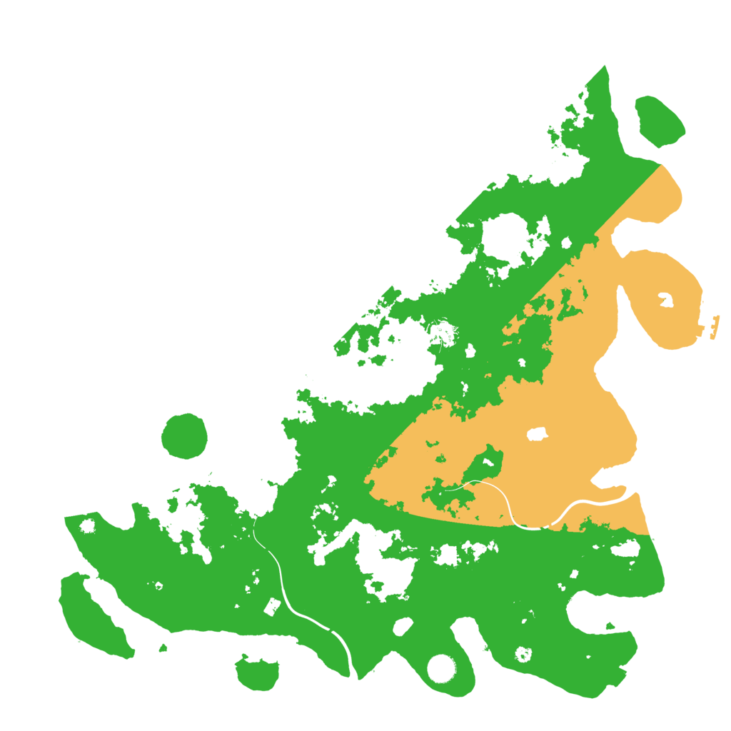 Biome Rust Map: Procedural Map, Size: 4500, Seed: 278195816