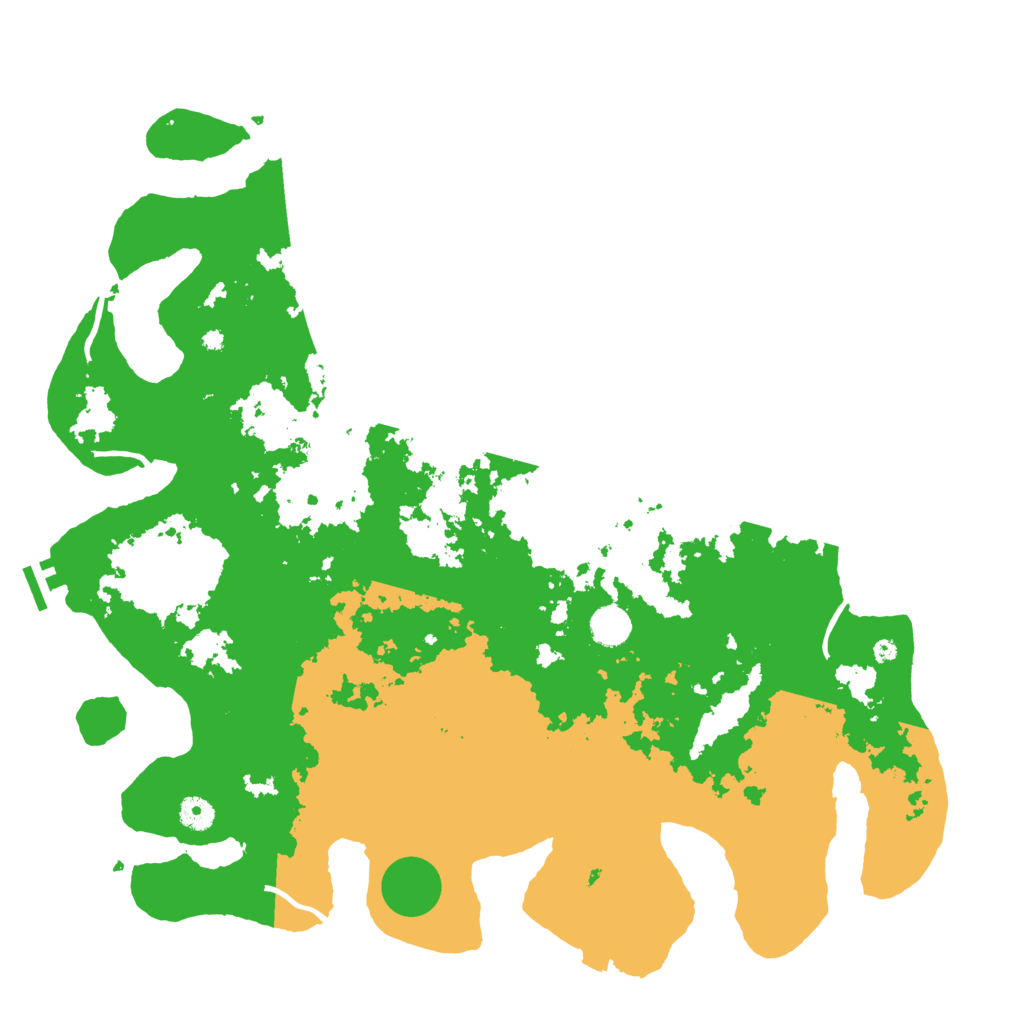 Biome Rust Map: Procedural Map, Size: 4500, Seed: 849778784