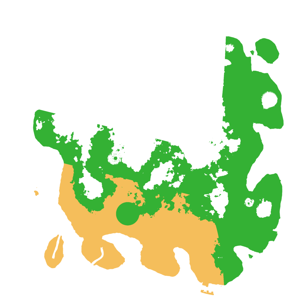 Biome Rust Map: Procedural Map, Size: 3500, Seed: 1023099808