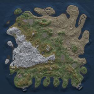 Thumbnail Rust Map: Procedural Map, Size: 4250, Seed: 29364270, 16 Monuments