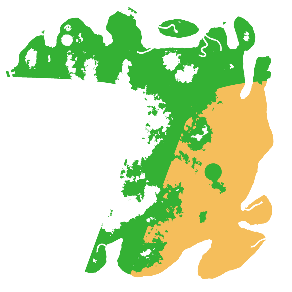 Biome Rust Map: Procedural Map, Size: 4500, Seed: 829353820