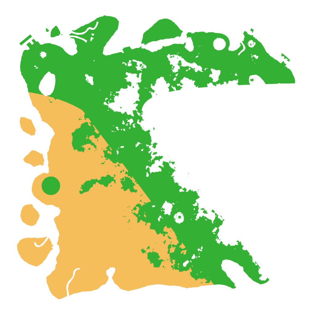 Biome Rust Map: Procedural Map, Size: 4500, Seed: 481208167