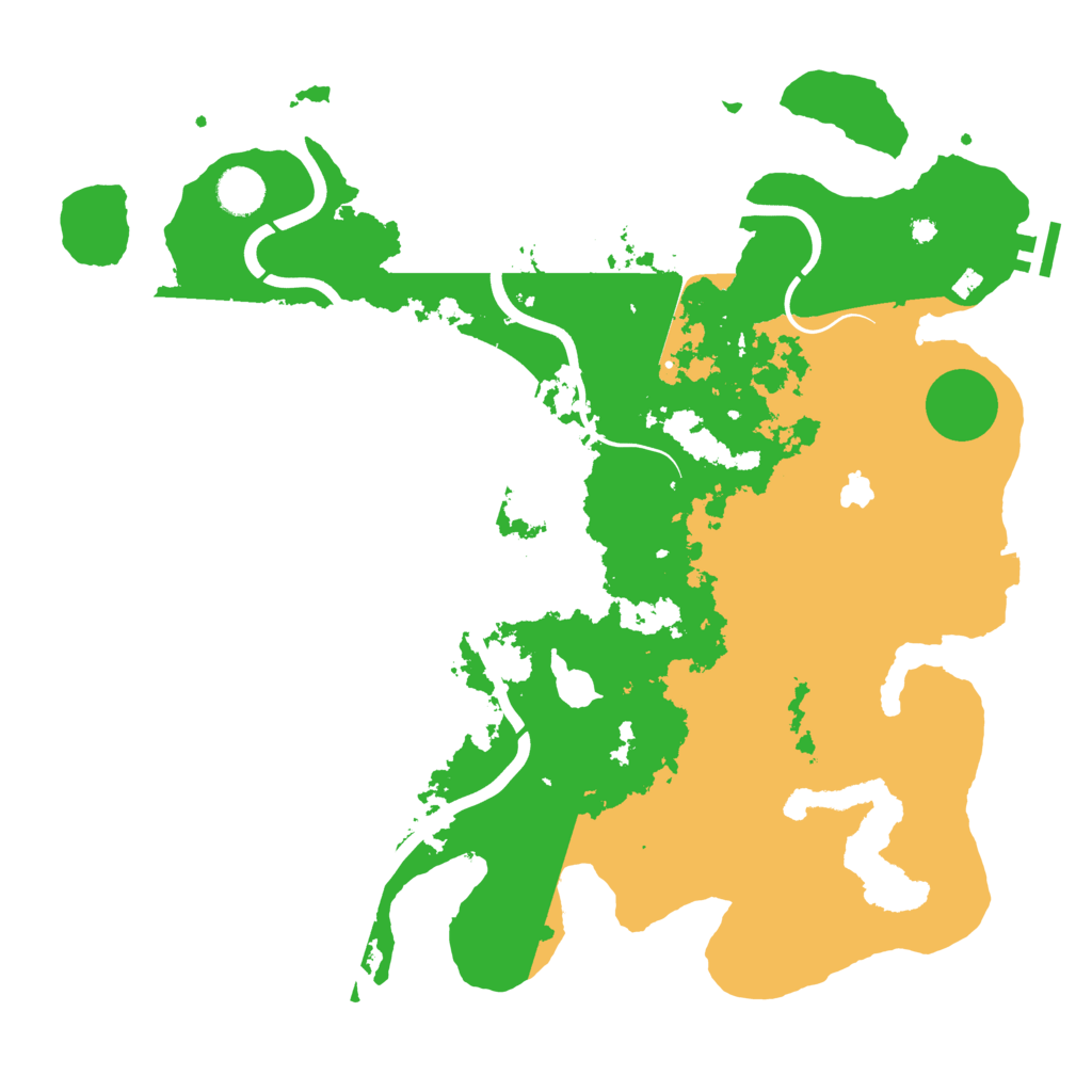 Biome Rust Map: Procedural Map, Size: 4000, Seed: 1343033877