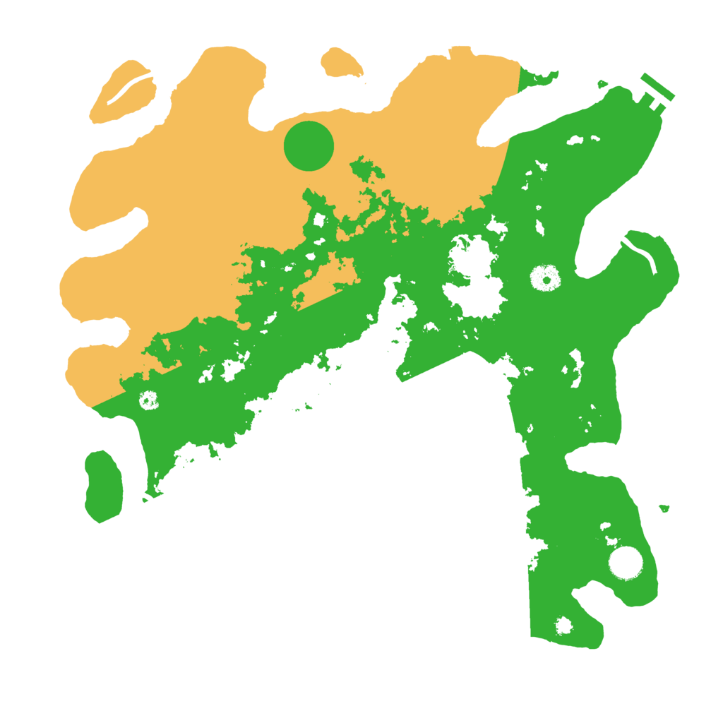 Biome Rust Map: Procedural Map, Size: 3800, Seed: 870192686