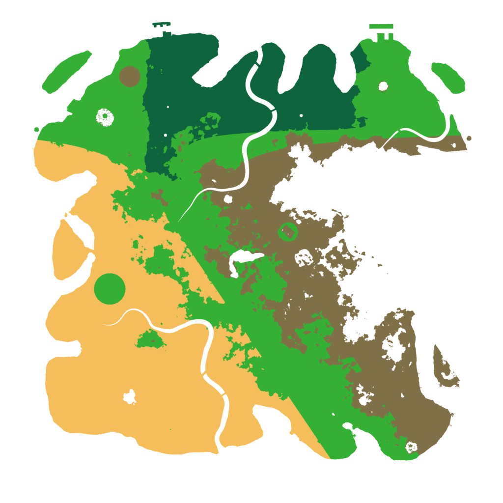 Biome Rust Map: Procedural Map, Size: 4250, Seed: 487542