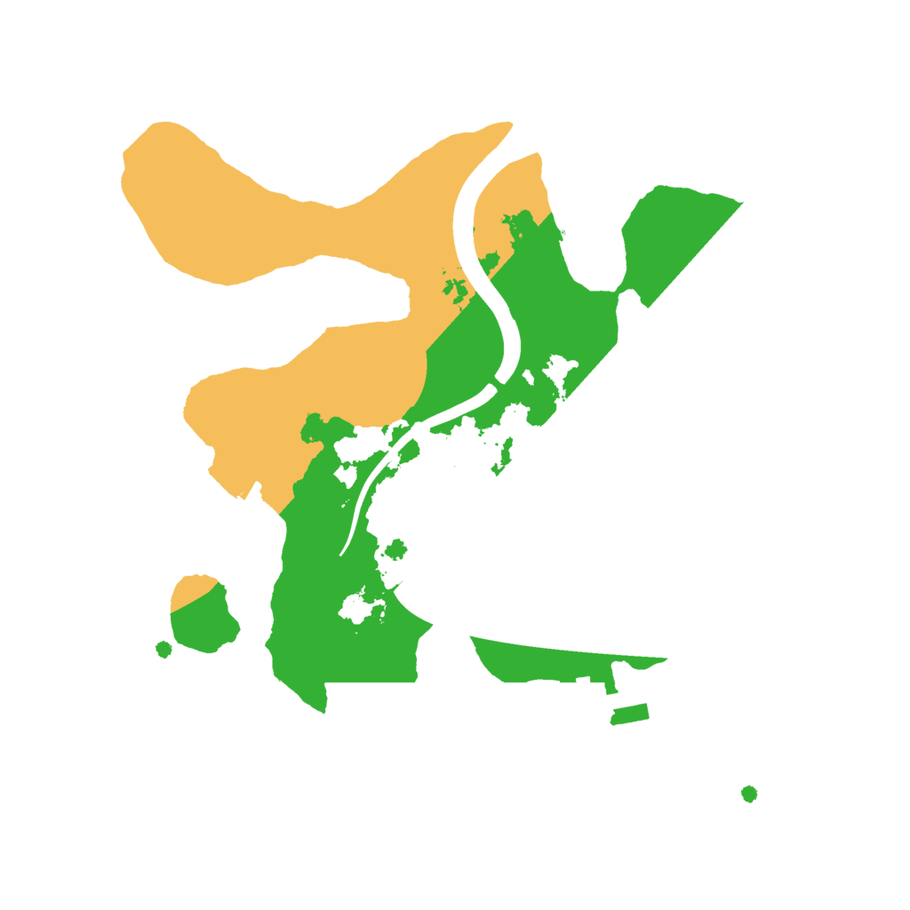 Biome Rust Map: Procedural Map, Size: 2250, Seed: 1676480770