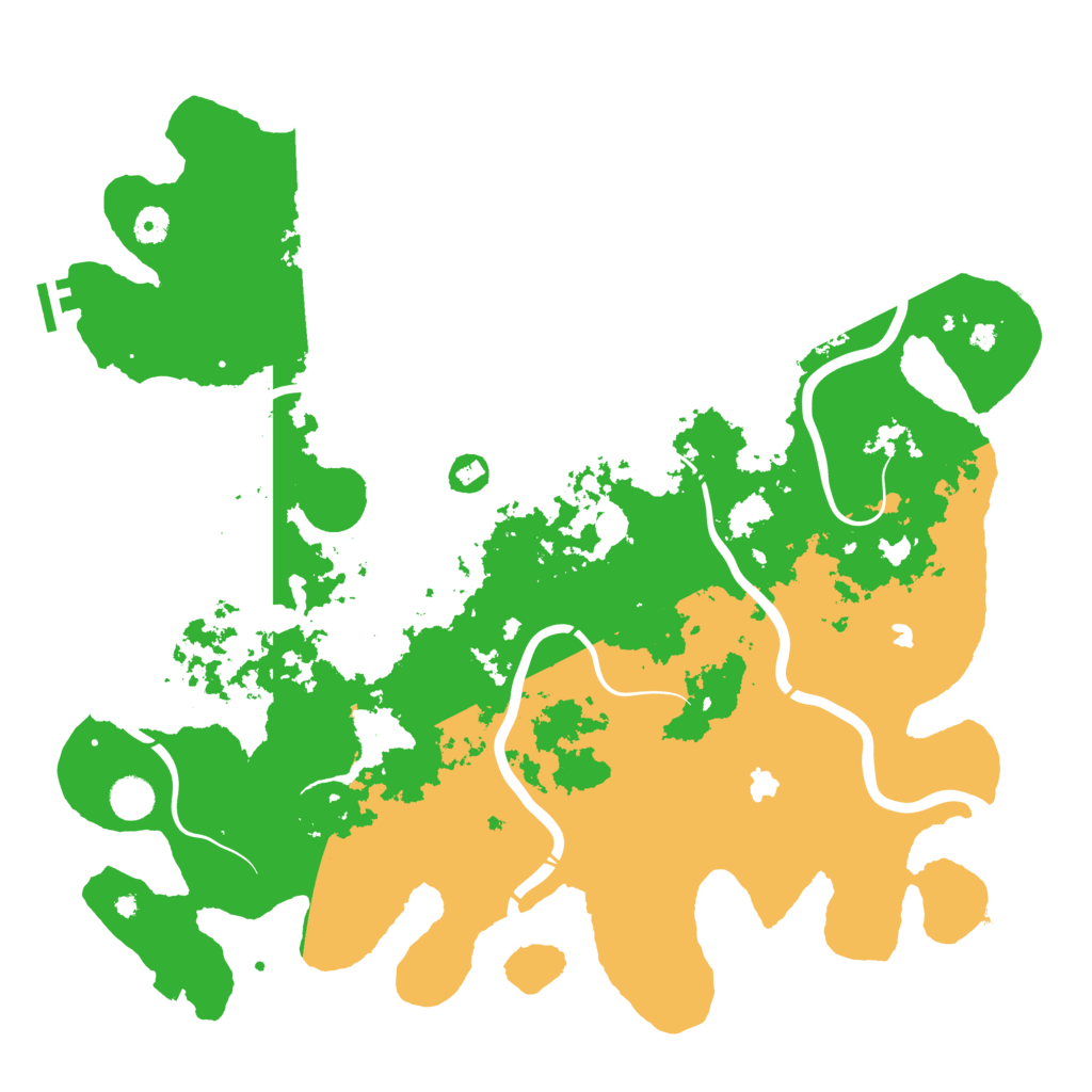 Biome Rust Map: Procedural Map, Size: 4500, Seed: 1991101903