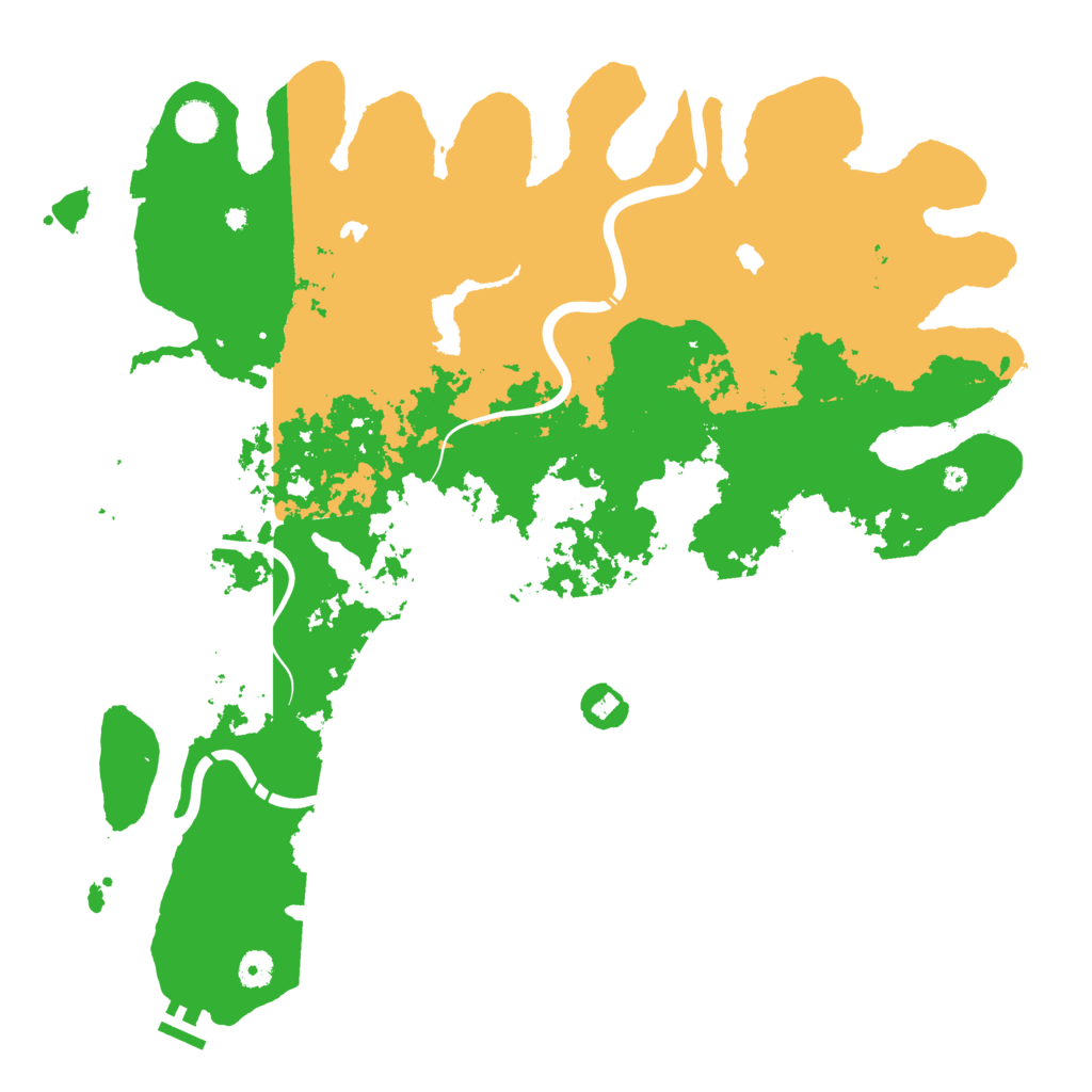 Biome Rust Map: Procedural Map, Size: 4500, Seed: 1419021733
