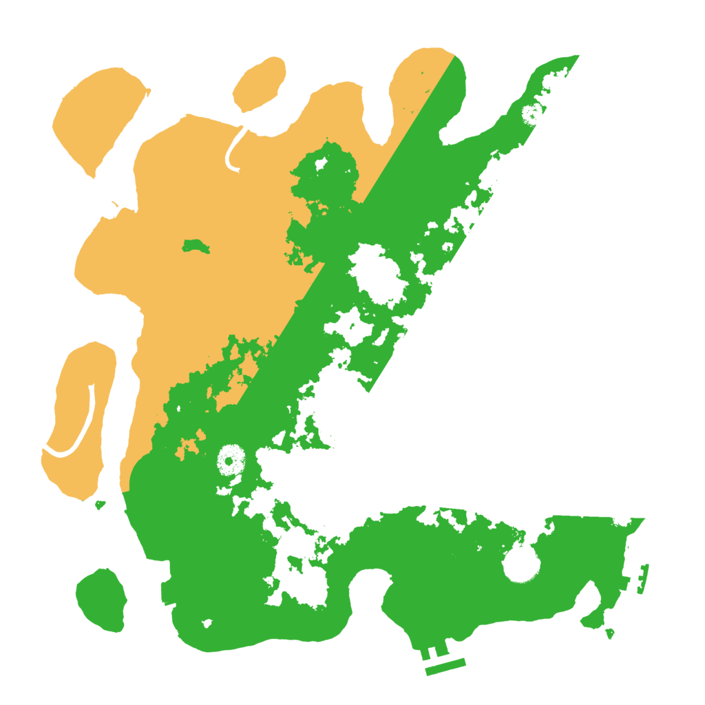 Biome Rust Map: Procedural Map, Size: 3500, Seed: 1256832511