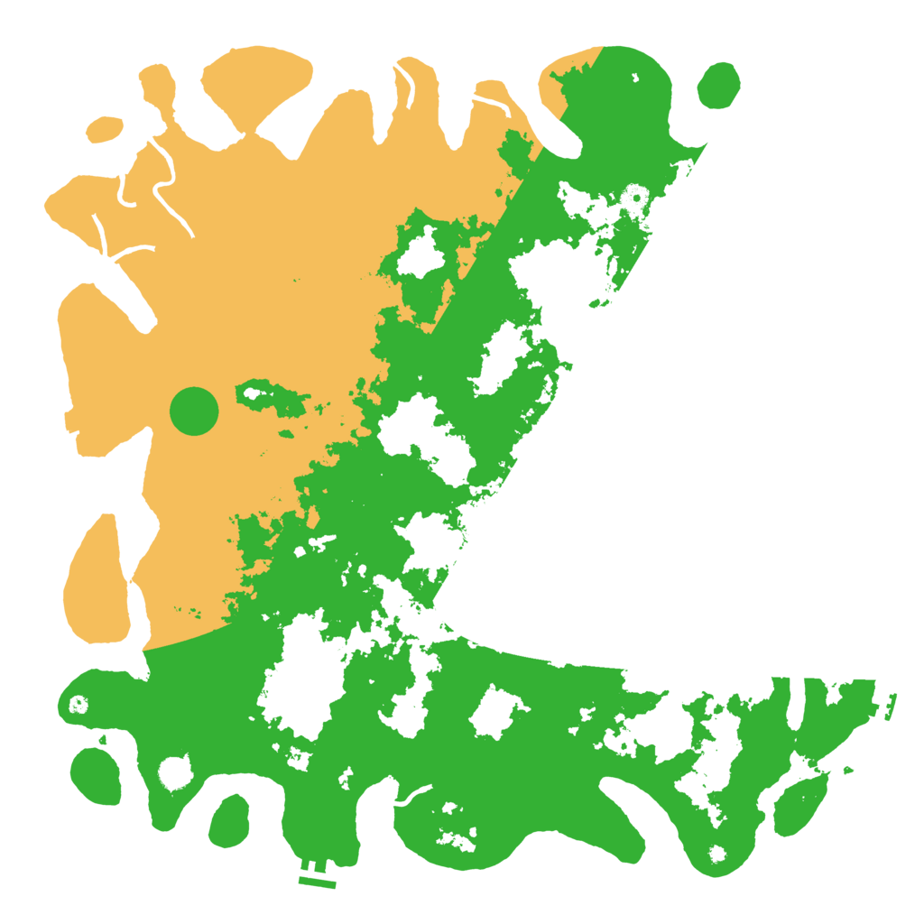 Biome Rust Map: Procedural Map, Size: 5000, Seed: 2000007