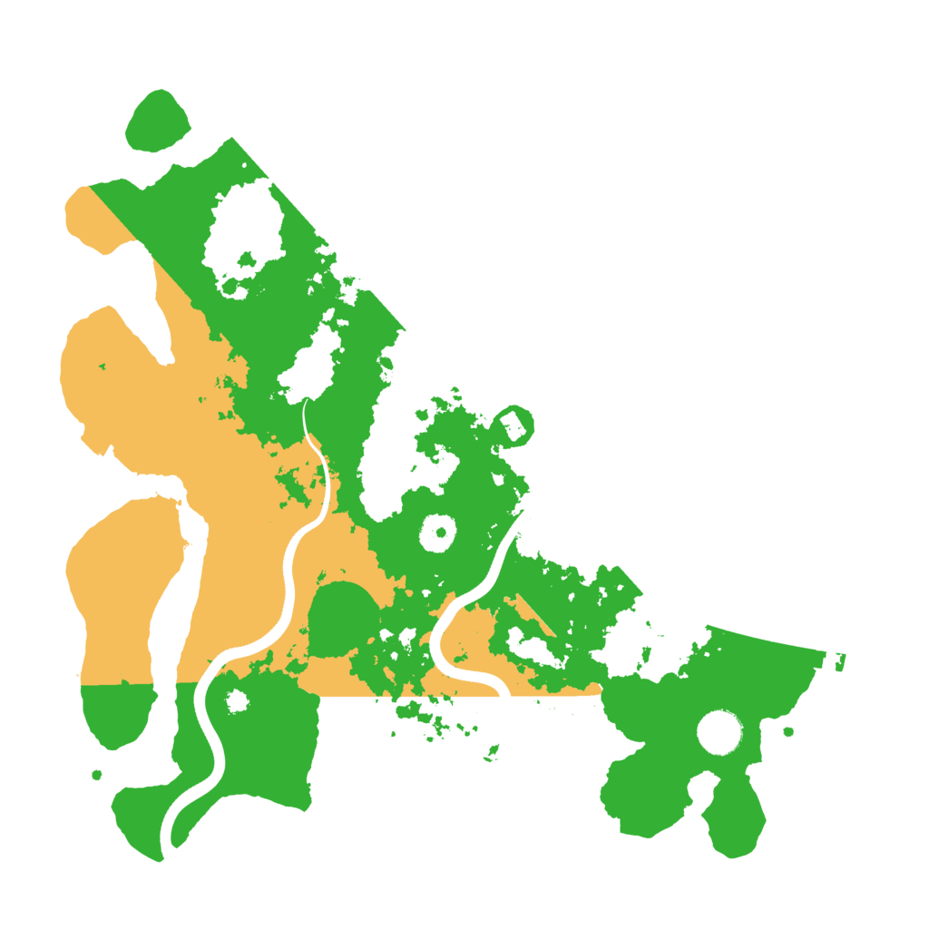 Biome Rust Map: Procedural Map, Size: 3700, Seed: 143961623