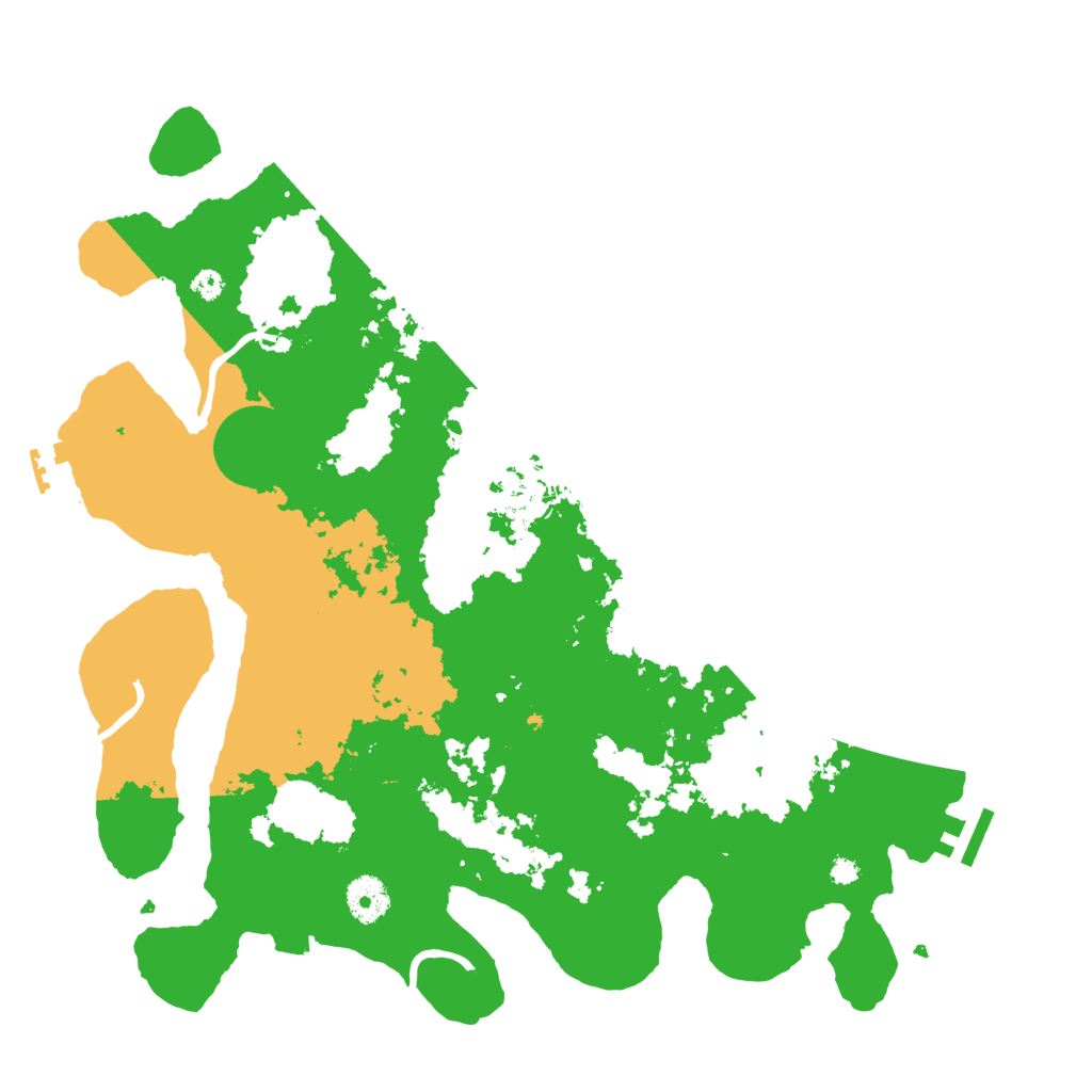 Biome Rust Map: Procedural Map, Size: 3700, Seed: 143961623