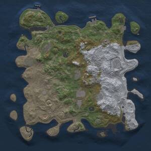 Thumbnail Rust Map: Procedural Map, Size: 4250, Seed: 867530901, 16 Monuments