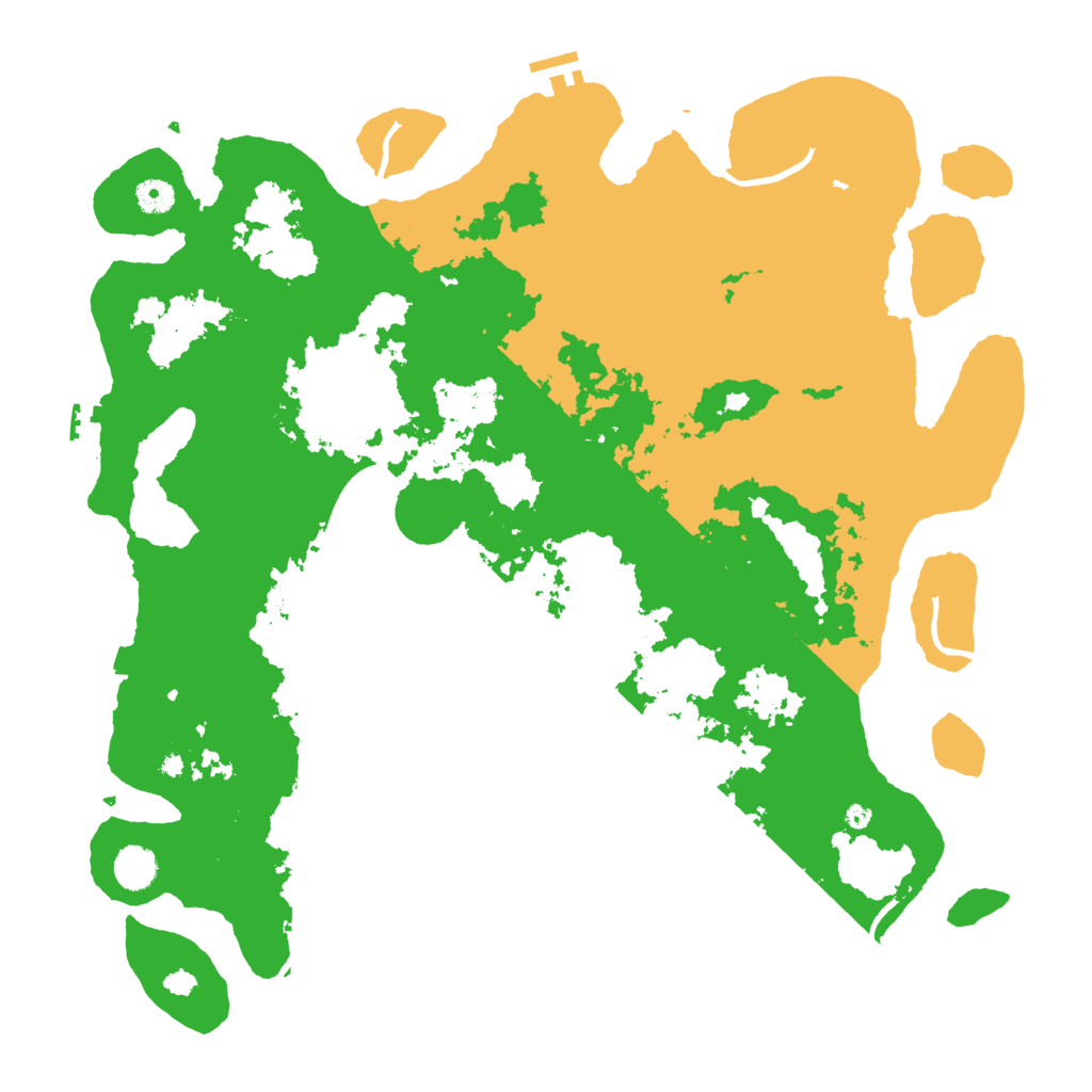 Biome Rust Map: Procedural Map, Size: 4500, Seed: 961727999