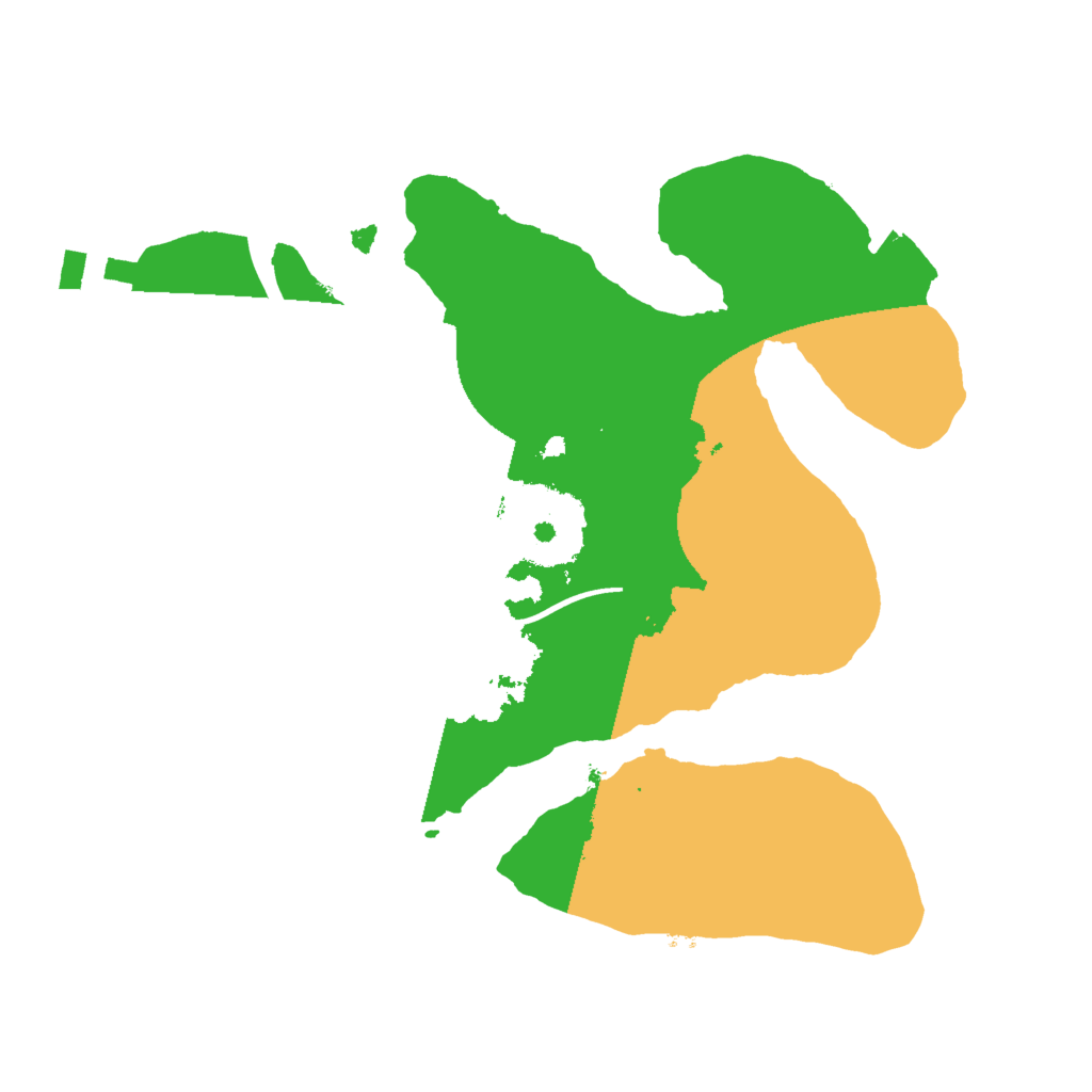 Biome Rust Map: Procedural Map, Size: 2000, Seed: 28052987
