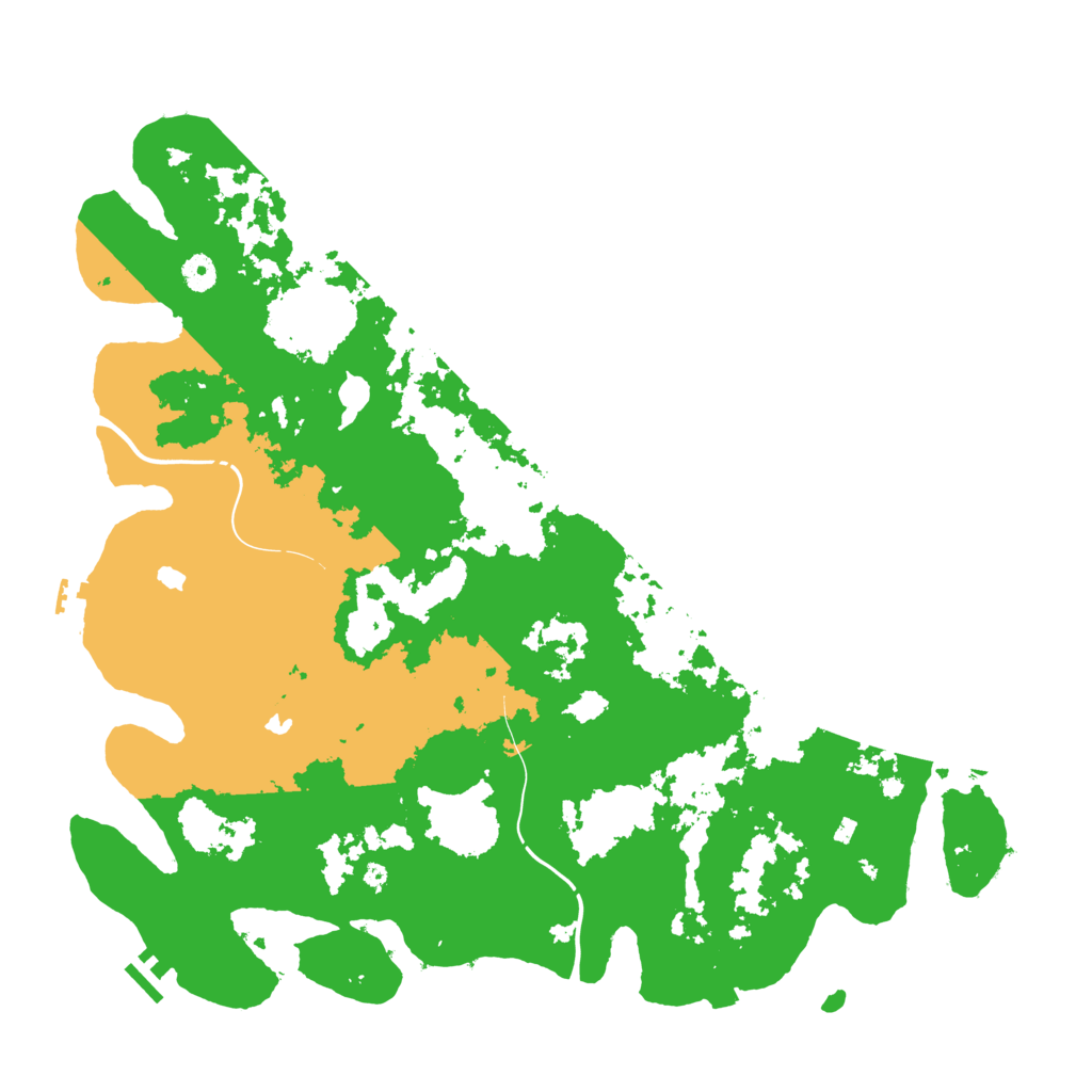 Biome Rust Map: Procedural Map, Size: 4635, Seed: 6003992
