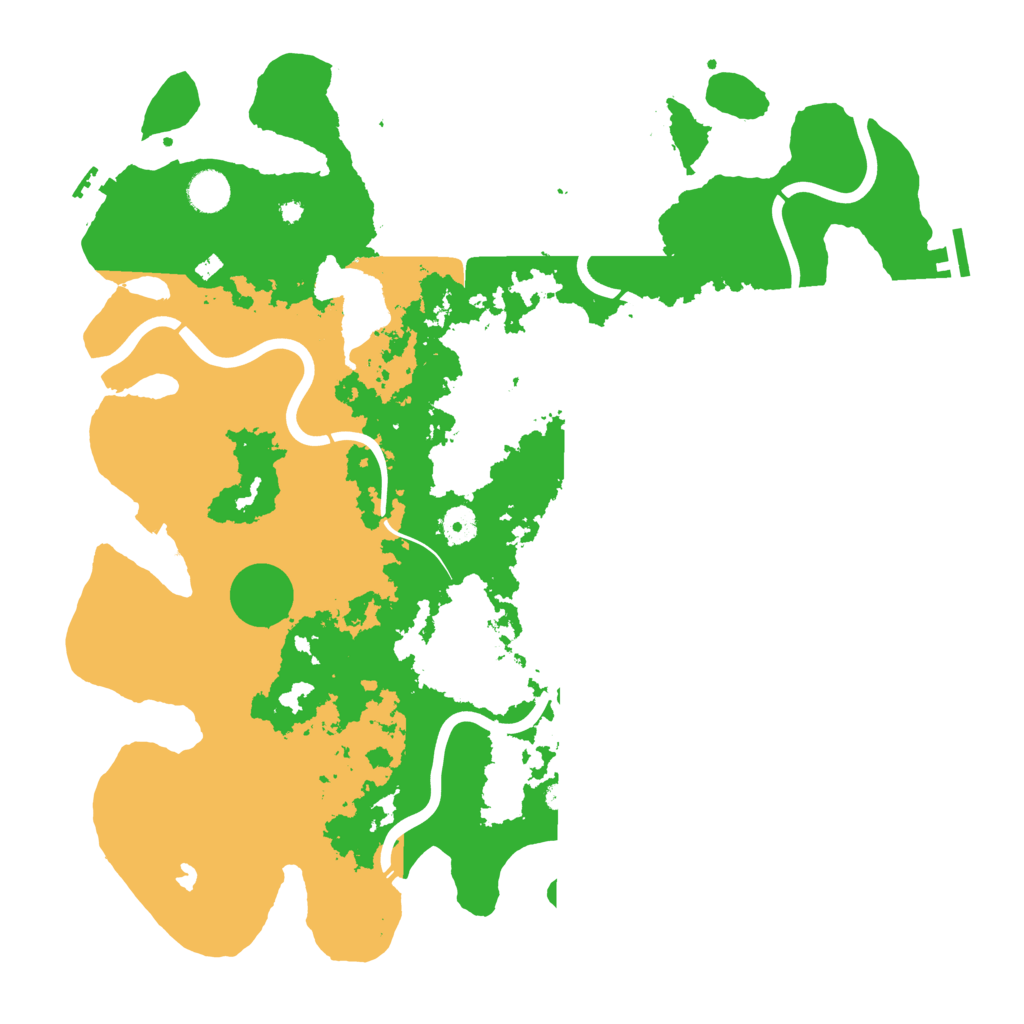 Biome Rust Map: Procedural Map, Size: 4250, Seed: 1243339207