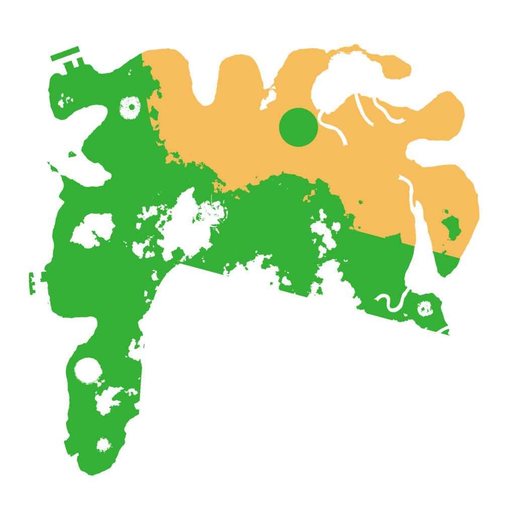 Biome Rust Map: Procedural Map, Size: 3500, Seed: 1696281604