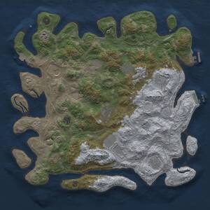 Thumbnail Rust Map: Procedural Map, Size: 4250, Seed: 221136461, 17 Monuments