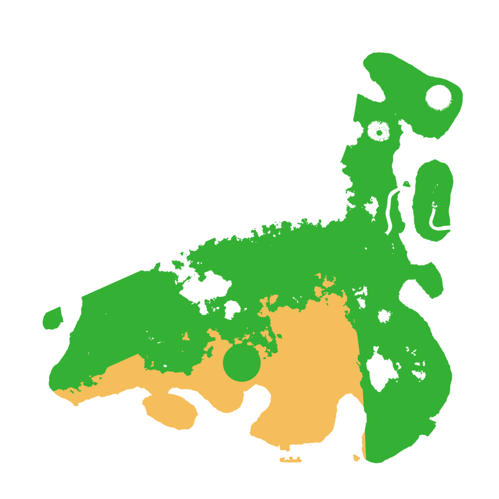 Biome Rust Map: Procedural Map, Size: 3500, Seed: 165622843