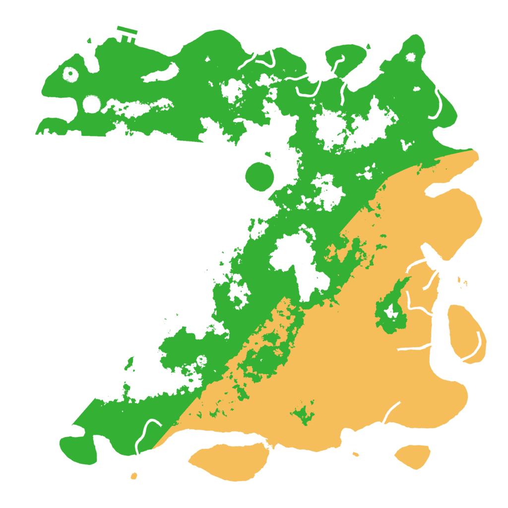 Biome Rust Map: Procedural Map, Size: 5000, Seed: 694201572