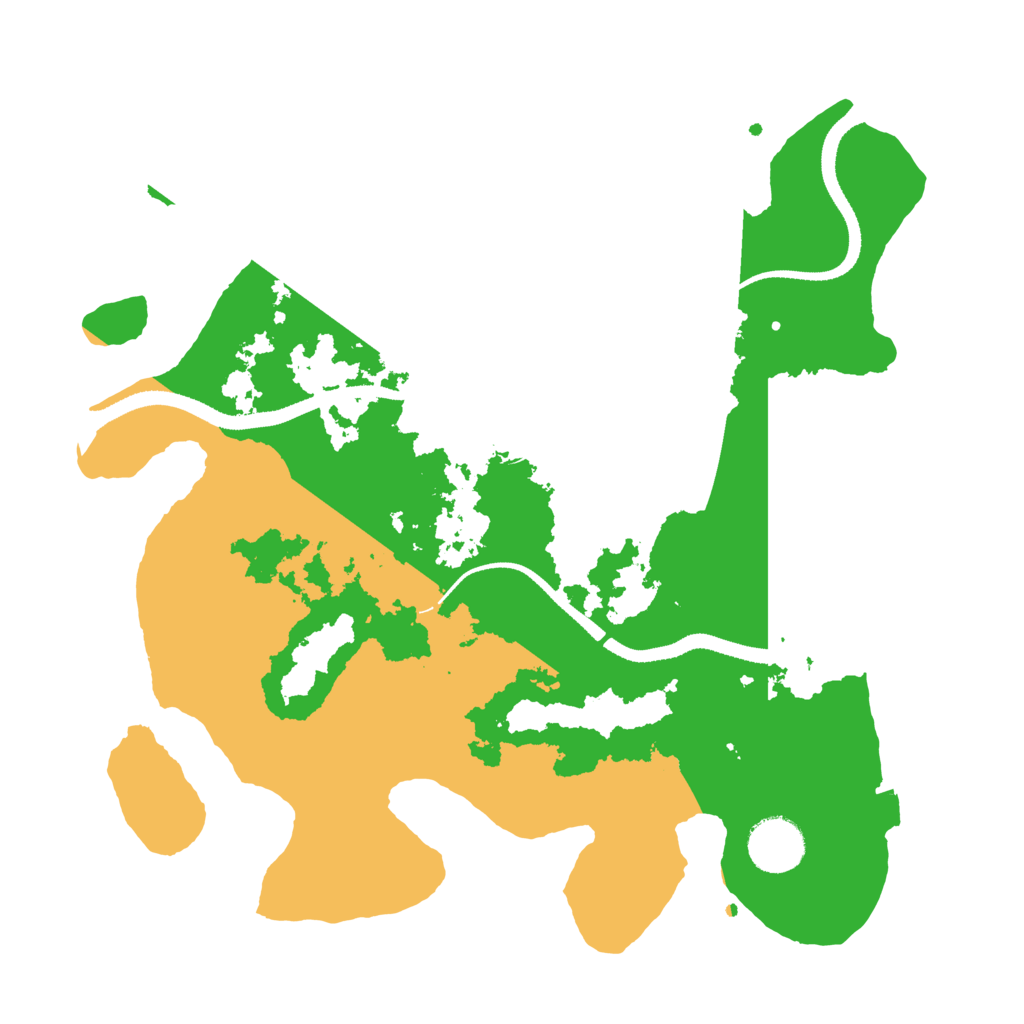 Biome Rust Map: Procedural Map, Size: 3250, Seed: 111111