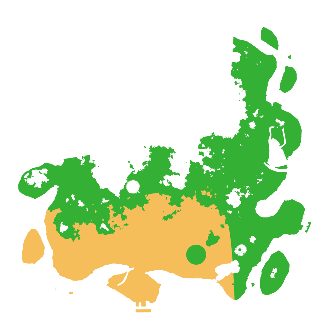 Biome Rust Map: Procedural Map, Size: 4250, Seed: 472676937