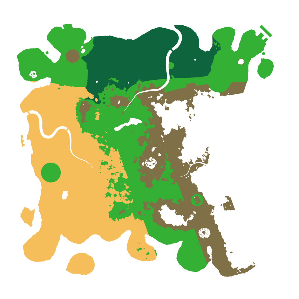 Biome Rust Map: Procedural Map, Size: 4000, Seed: 94823102