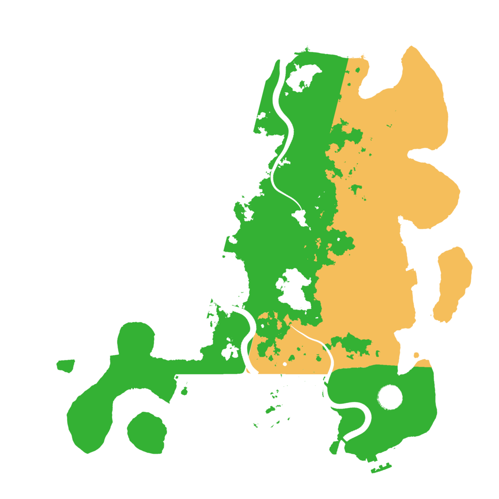 Biome Rust Map: Procedural Map, Size: 3600, Seed: 821700033