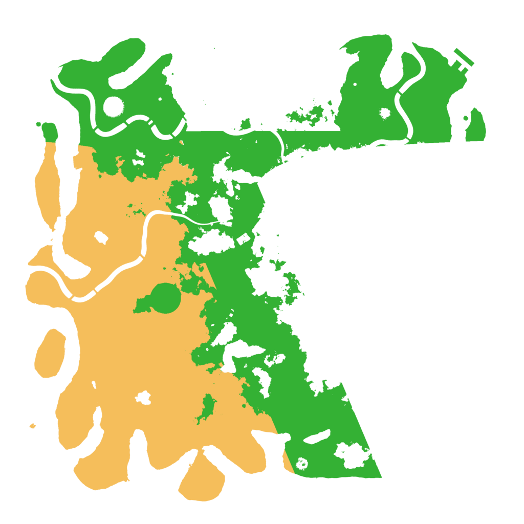 Biome Rust Map: Procedural Map, Size: 4500, Seed: 1320989951