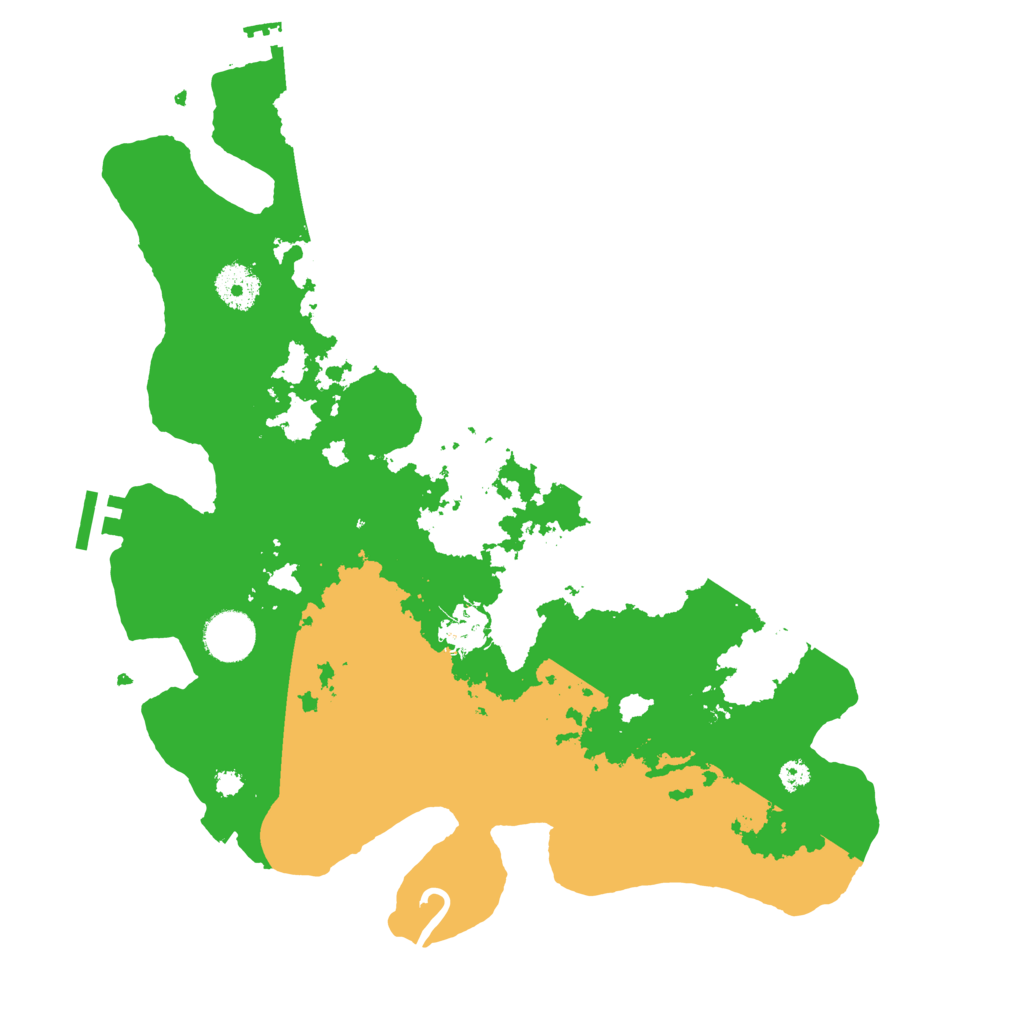 Biome Rust Map: Procedural Map, Size: 3500, Seed: 507725973