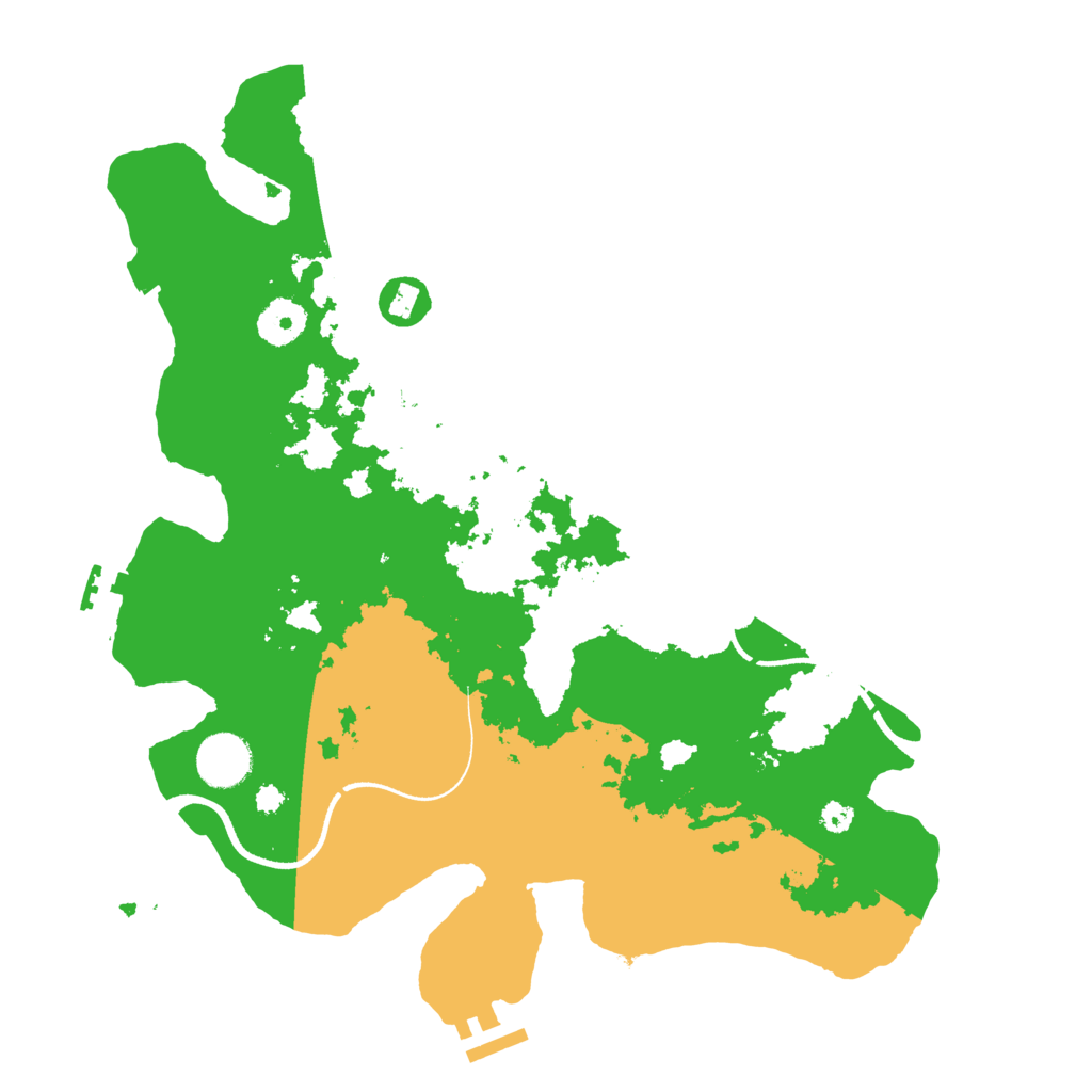 Biome Rust Map: Procedural Map, Size: 3500, Seed: 507725973
