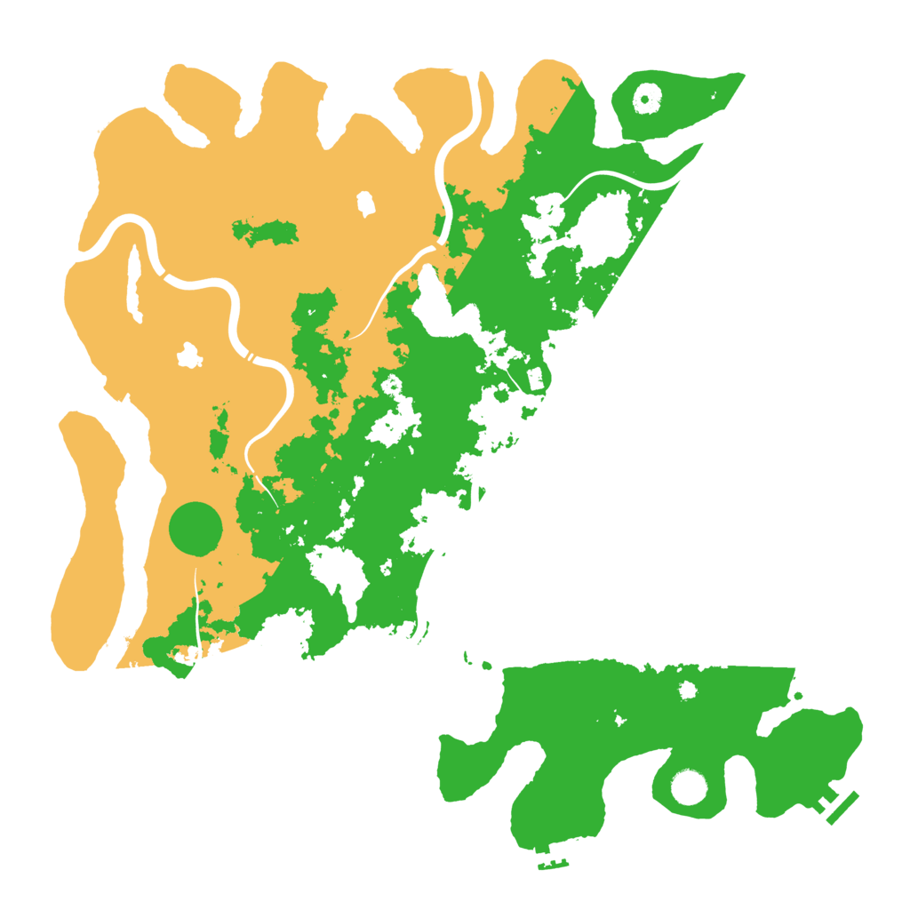 Biome Rust Map: Procedural Map, Size: 4500, Seed: 1933947991