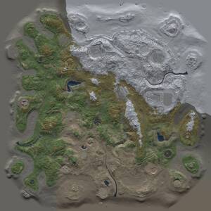 Thumbnail Rust Map: Procedural Map, Size: 4500, Seed: 29504699, 16 Monuments